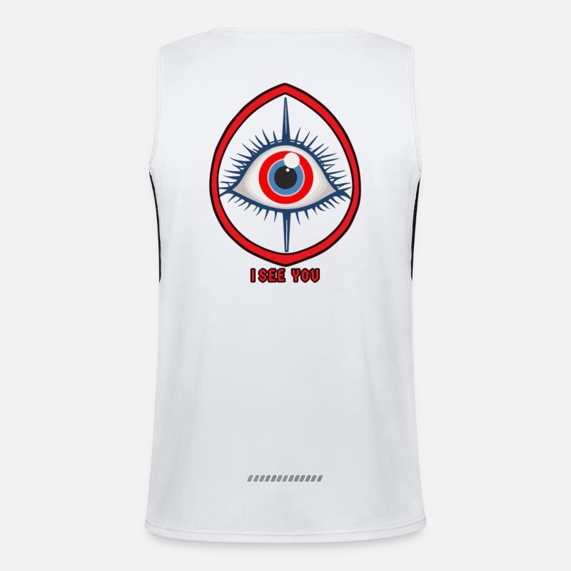 All-Seeing Eye Men's Functional Contrast Tank Top 