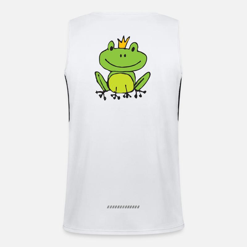 Frosch oder Prinz? Funktionelles Kontrast-Tank Top für Männer 