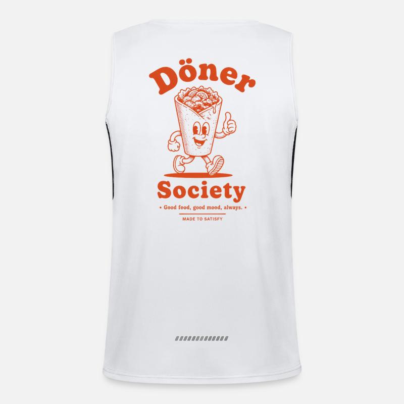 Société Döner Débardeur respirant contrasté Homme 