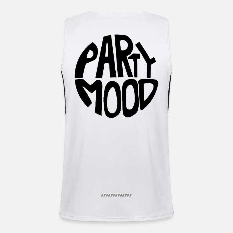 Party Mood Men's Functional Contrast Tank Top 