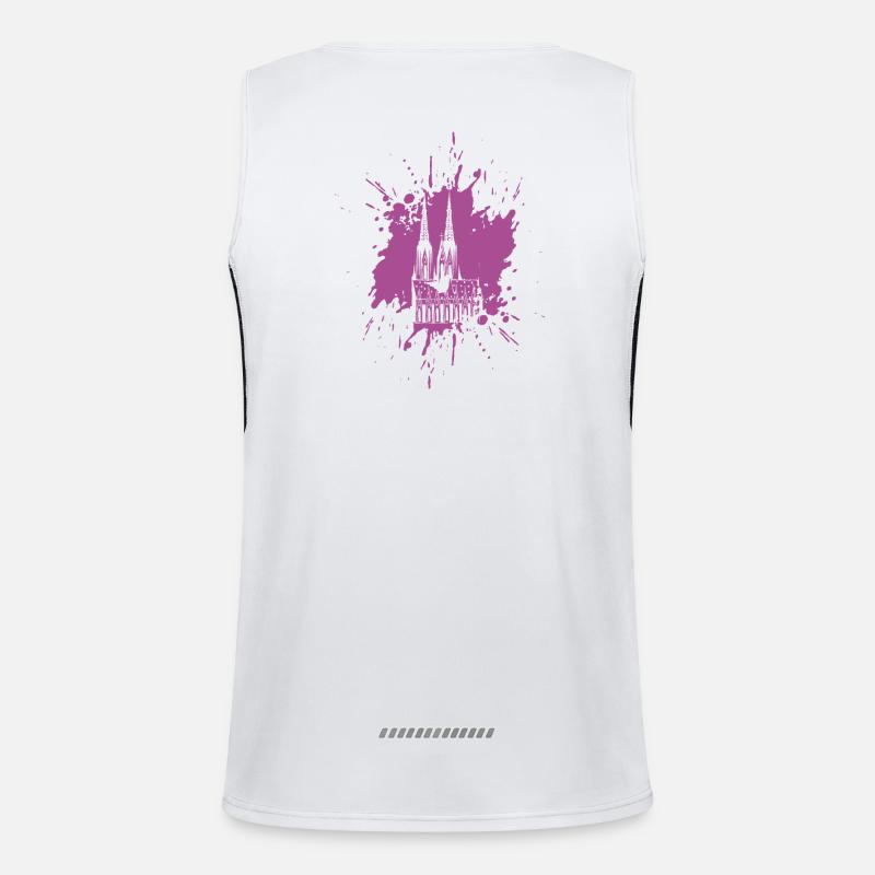 Splash Cologne Cathedral Men's Functional Contrast Tank Top 