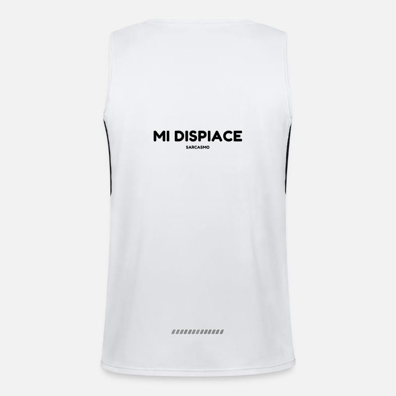 Mi dispiace sarcasmo Men's Functional Contrast Tank Top 