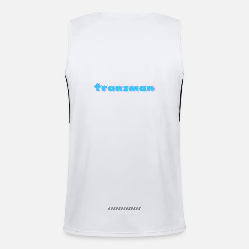 Transman Men's Functional Contrast Tank Top 