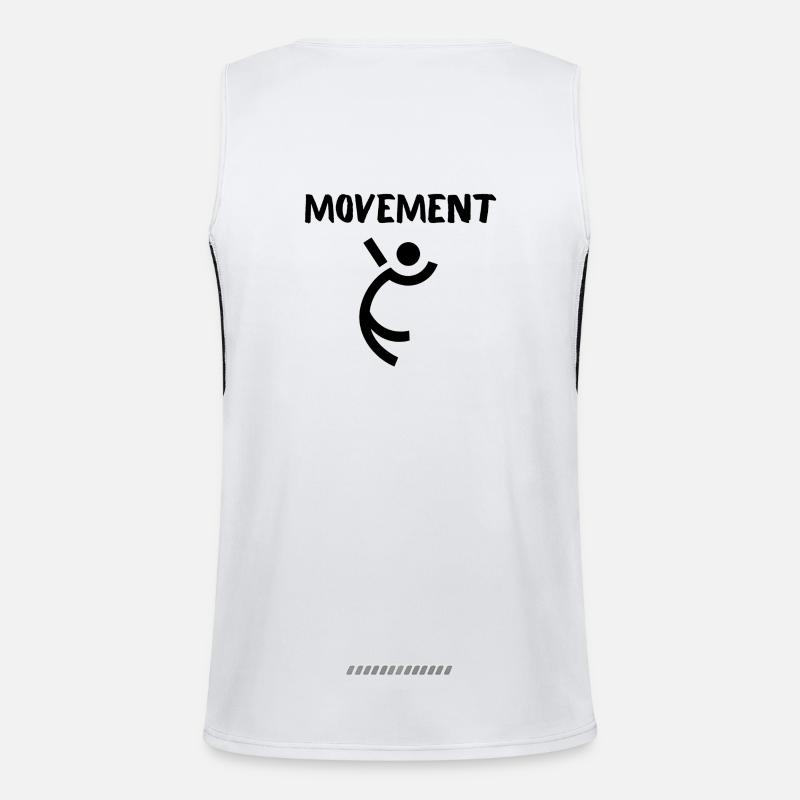 Bewegung Funktionelles Kontrast-Tank Top für Männer 