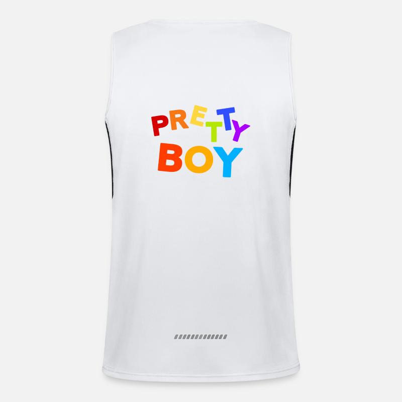 Pretty boy Men's Functional Contrast Tank Top 