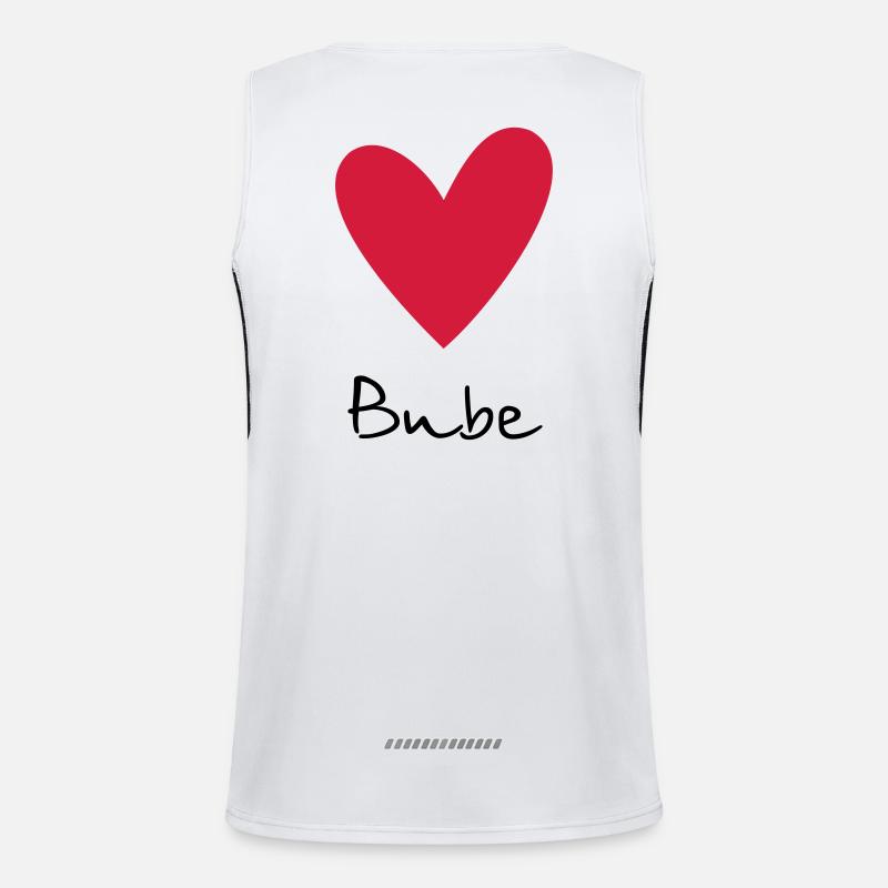 Herz Bube Herzbube Geschenk Funktionelles Kontrast-Tank Top für Männer 