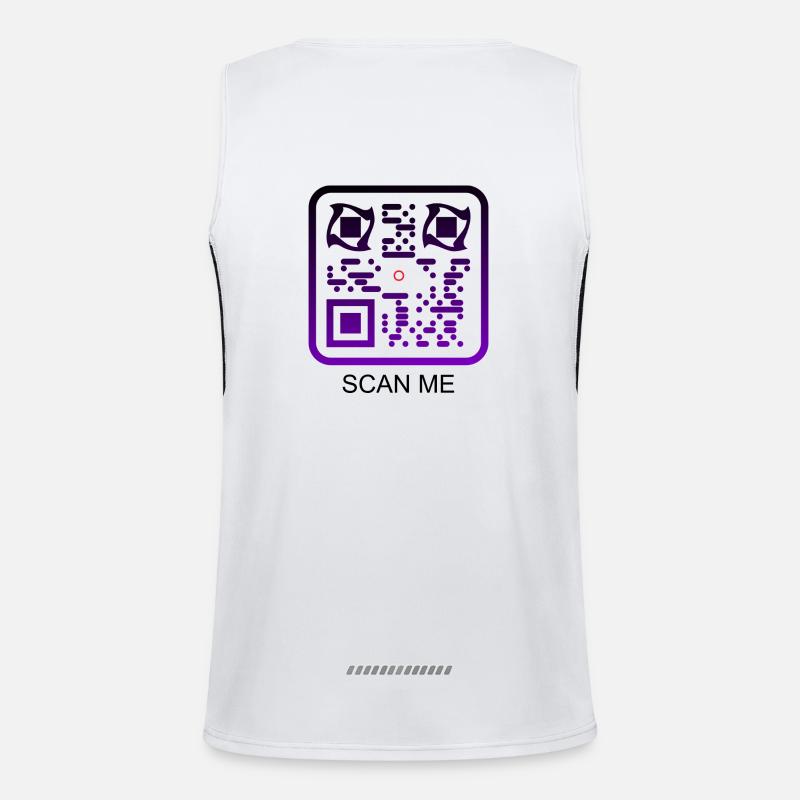 Scansionami per data. Canotta sportiva da uomo in contrasto cromatico 