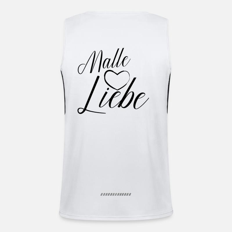 Malle love Men's Functional Contrast Tank Top 