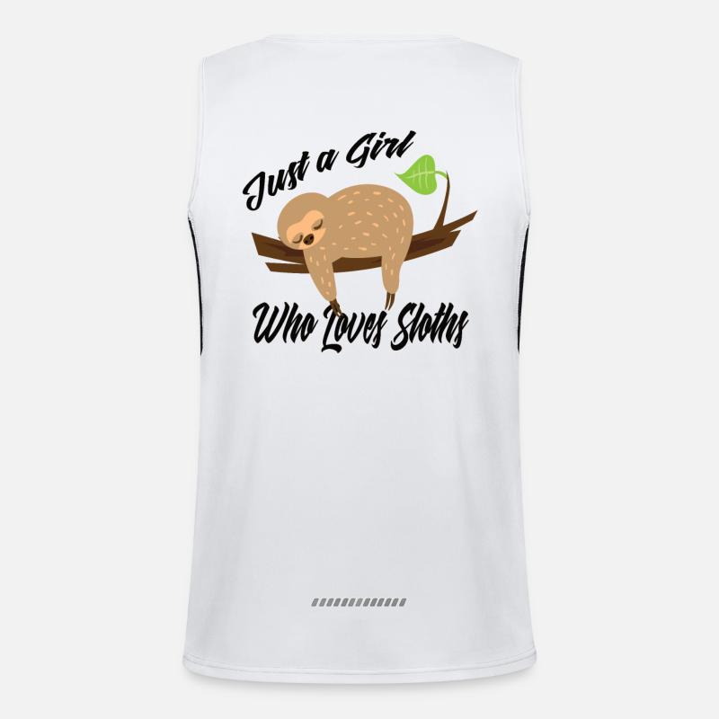 Faultiere Funktionelles Kontrast-Tank Top für Männer 