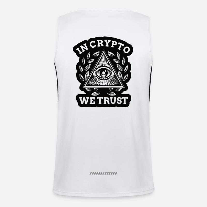 Crypto Trading Débardeur respirant contrasté Homme 