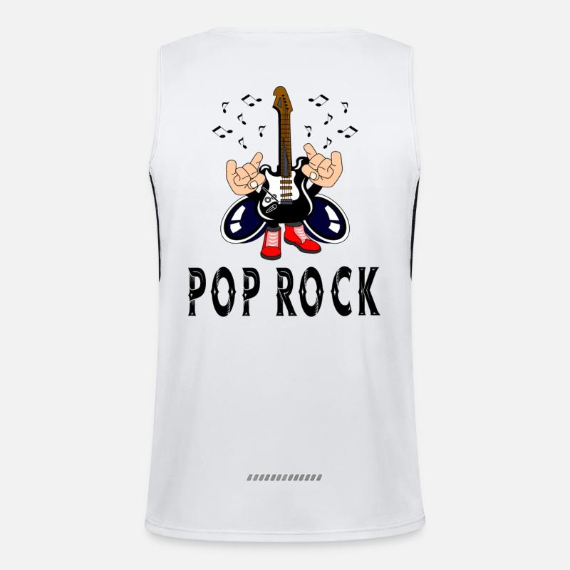 Pop rock Men's Functional Contrast Tank Top 