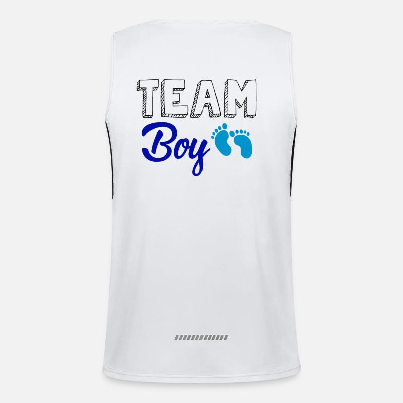 Team Junge Funktionelles Kontrast-Tank Top für Männer 