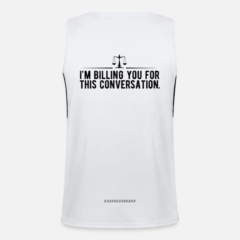 Je vous calcule cette conversation Débardeur respirant contrasté Homme 