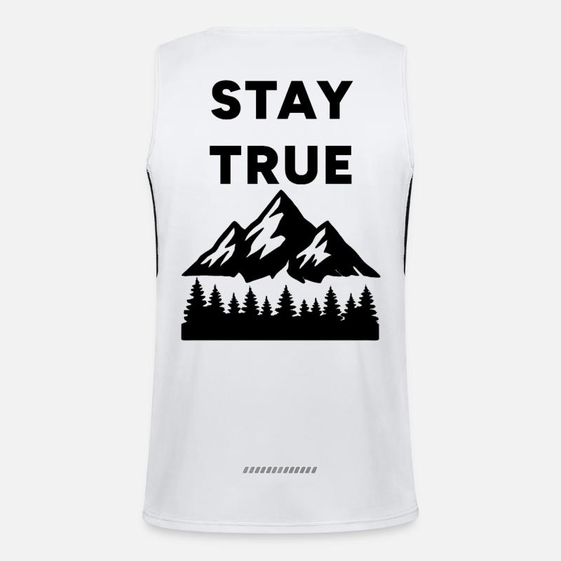 Stay True - Spike Men's Functional Contrast Tank Top 