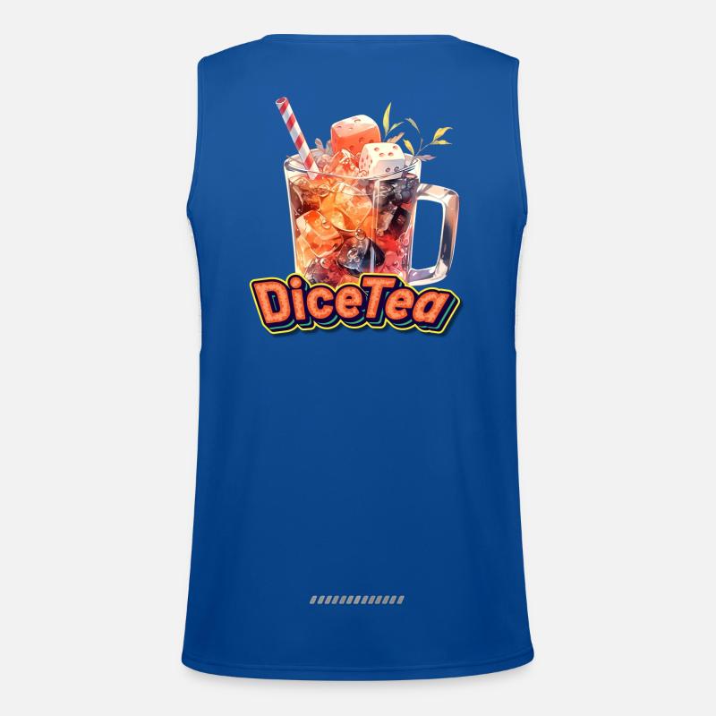 DiceTea V.1 Men's Functional Contrast Tank Top 