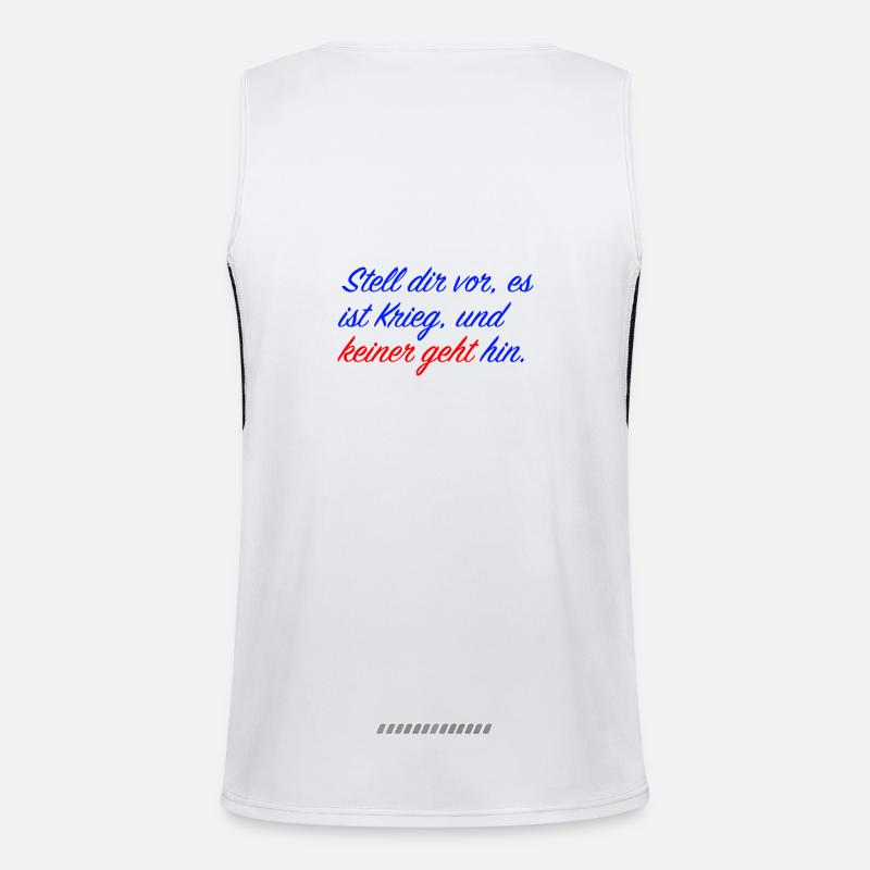 Stell dir vor Funktionelles Kontrast-Tank Top für Männer 