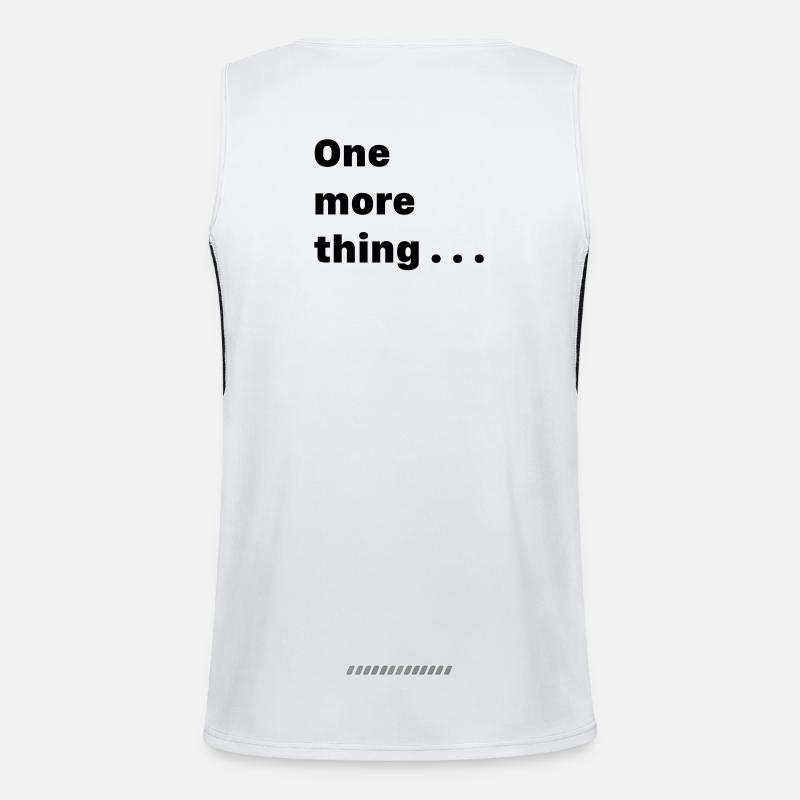 Abstract Geometry Pattern on Canvas Men's Functional Contrast Tank Top 