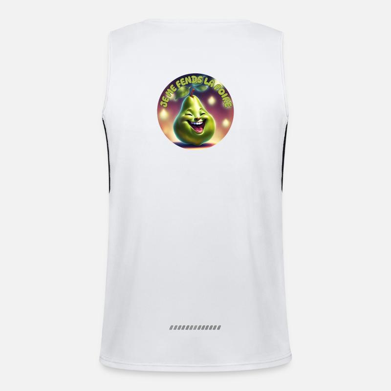 I'm splitting my pear Men's Functional Contrast Tank Top 