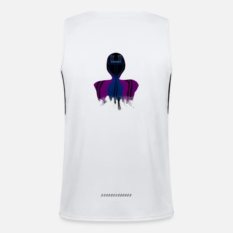 Bakemono Funktionelles Kontrast-Tank Top für Männer 