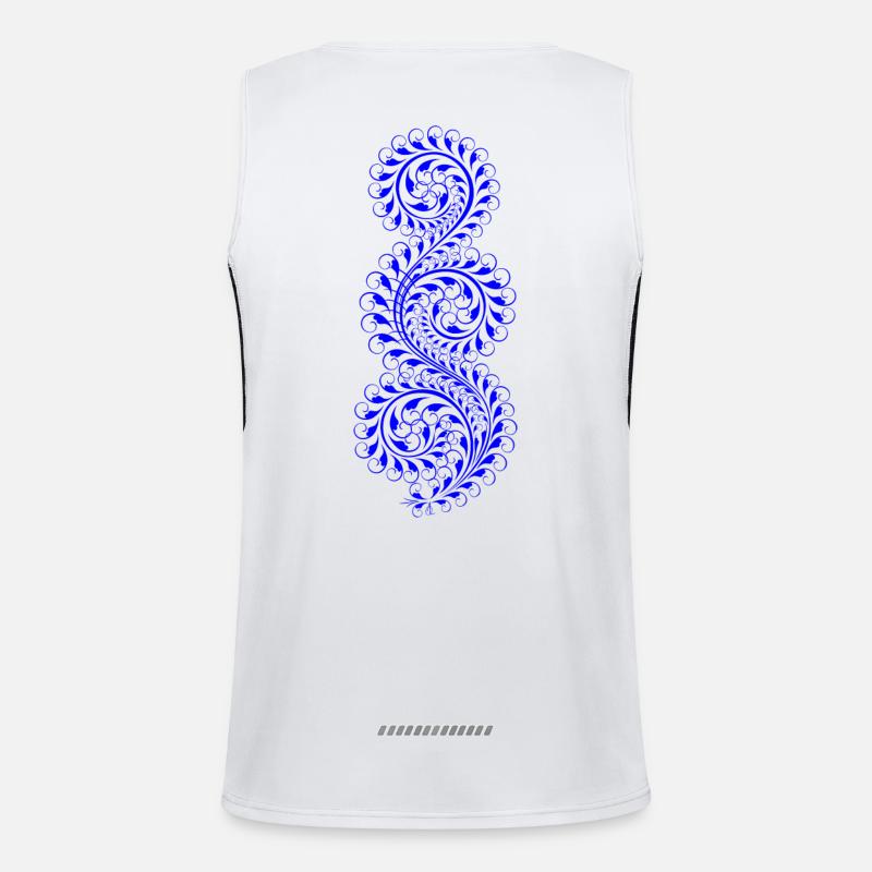 Damast Funktionelles Kontrast-Tank Top für Männer 