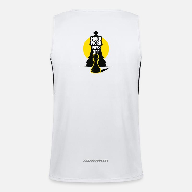 HardWorkPaysOff Men's Functional Contrast Tank Top 