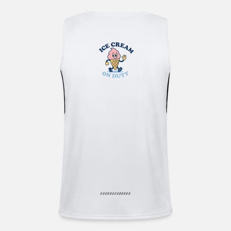 Glaces en service Débardeur respirant contrasté Homme 