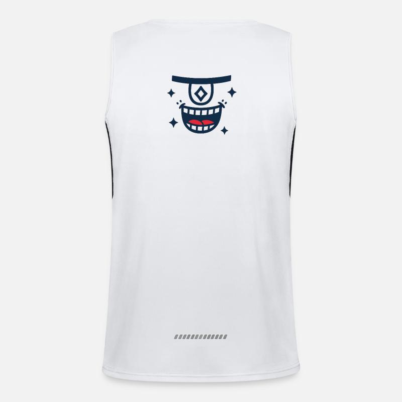 DEEPS DIAMONDS Men's Functional Contrast Tank Top 