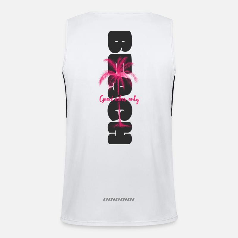 Beach Men's Functional Contrast Tank Top 