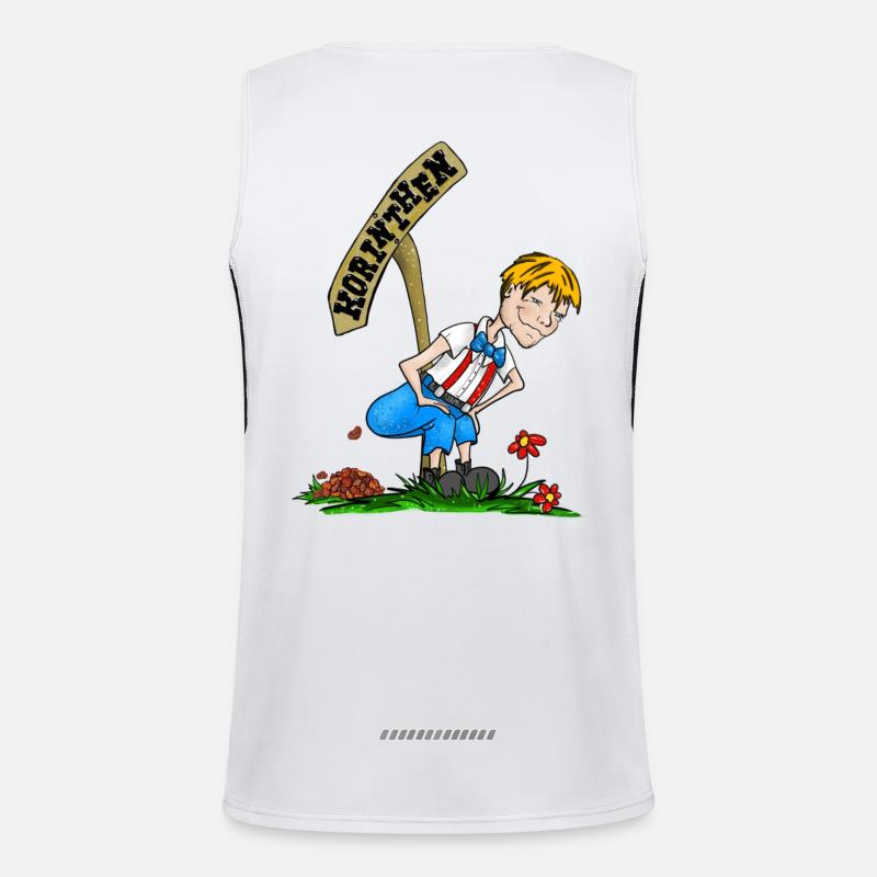 Currant Cracker Blonde Men's Functional Contrast Tank Top 