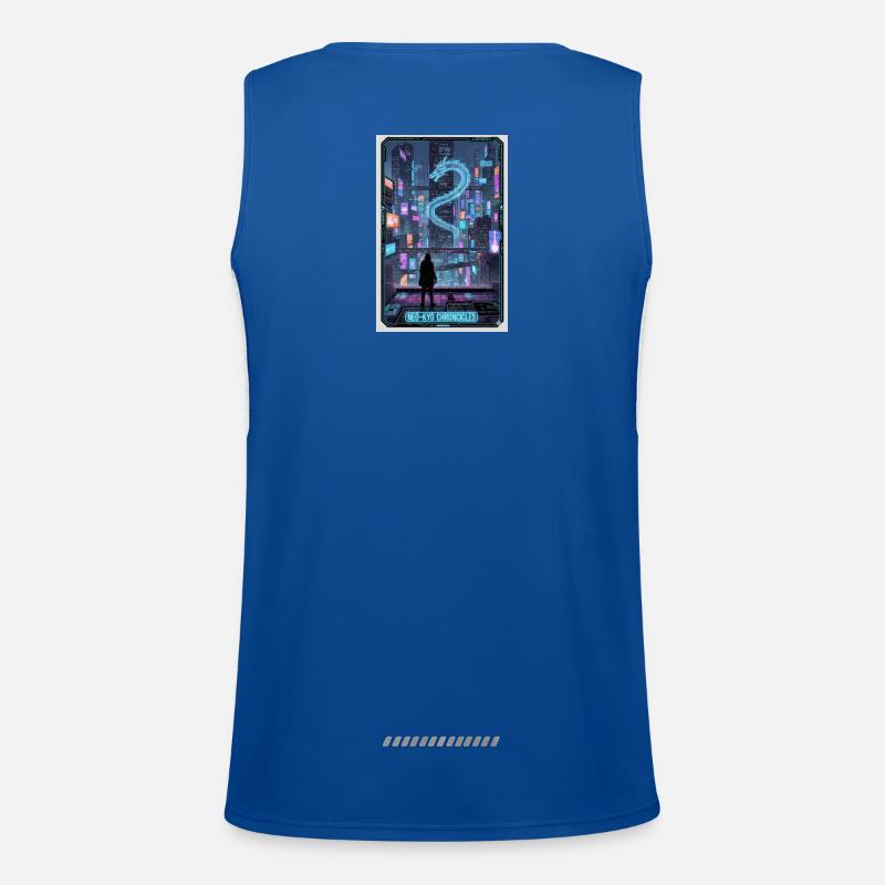 Neo-Dragon Chronicles Men's Functional Contrast Tank Top 