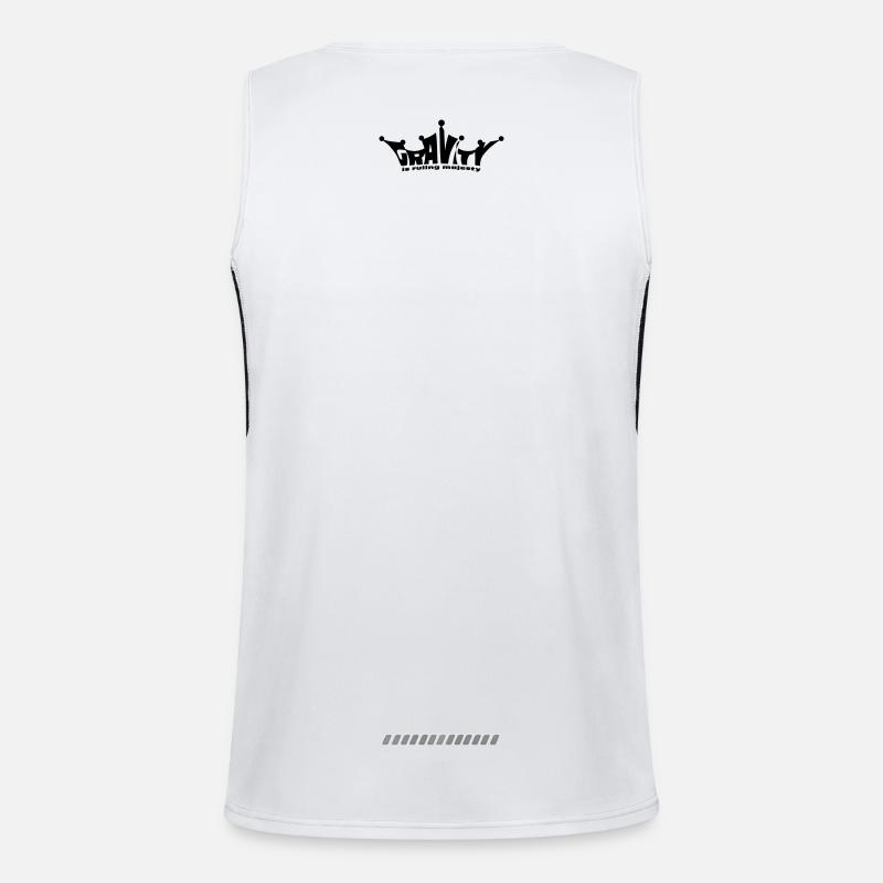 gravity majesty Funktionelles Kontrast-Tank Top für Männer 