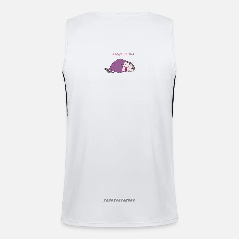Still Magical, Just Tired Funktionelles Kontrast-Tank Top für Männer 