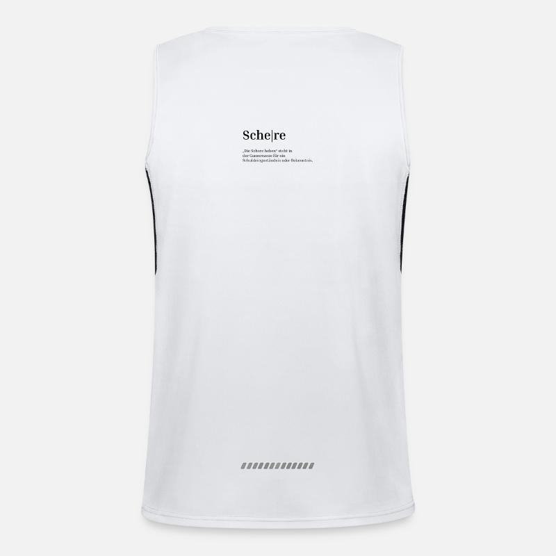 Ciseaux Débardeur respirant contrasté Homme 