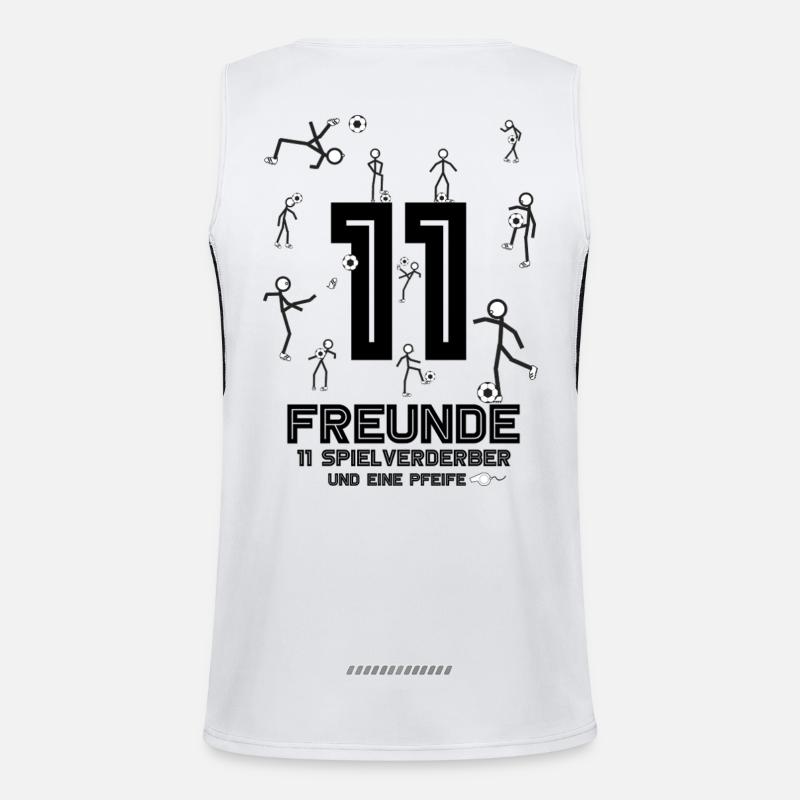 Fußball Funktionelles Kontrast-Tank Top für Männer 
