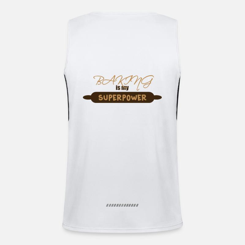 Baking - baking Men's Functional Contrast Tank Top 