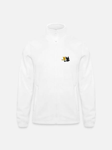 Birds - Männer Fleecejacke North - Weiß