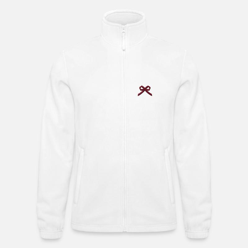 Embroidered bow Men's Fleece Jacket North 
