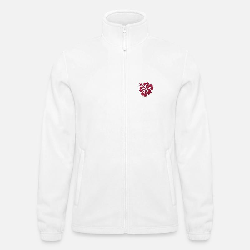 Fleur brodée Veste polaire North Homme