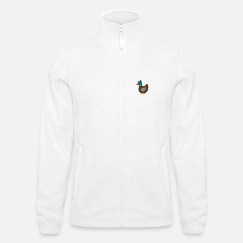 Embroidered duck Men's Fleece Jacket North 