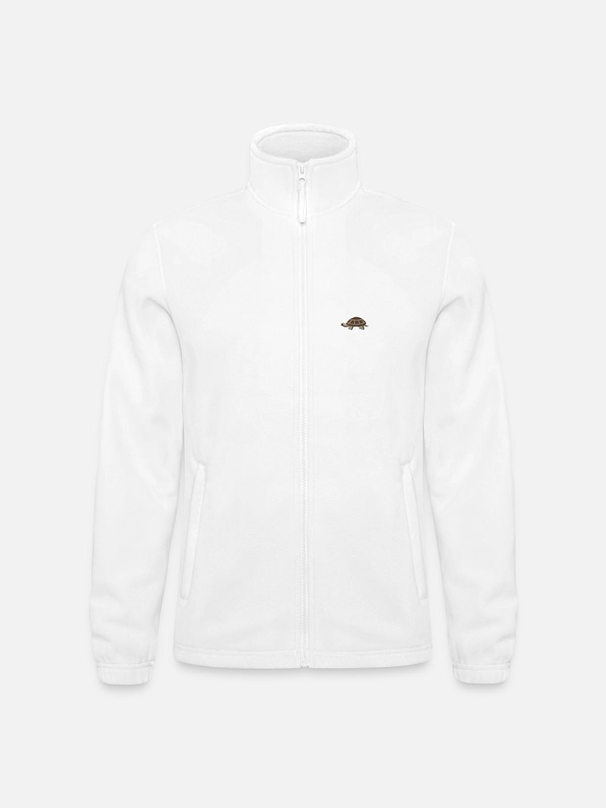 Turtle - Männer Fleecejacke North - Weiß - Vorne