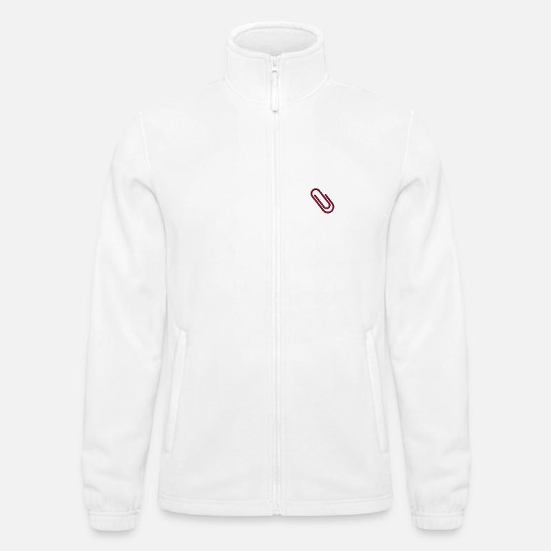 Büroklammer bestickt Männer Fleecejacke North