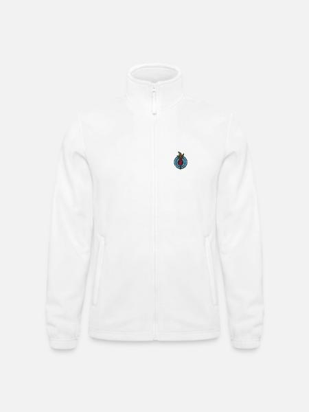 Radischen - Männer Fleecejacke North - Weiß