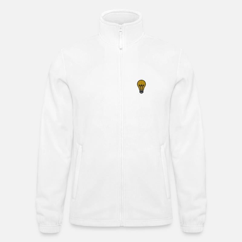 Embroidered light bulb Men's Fleece Jacket North 