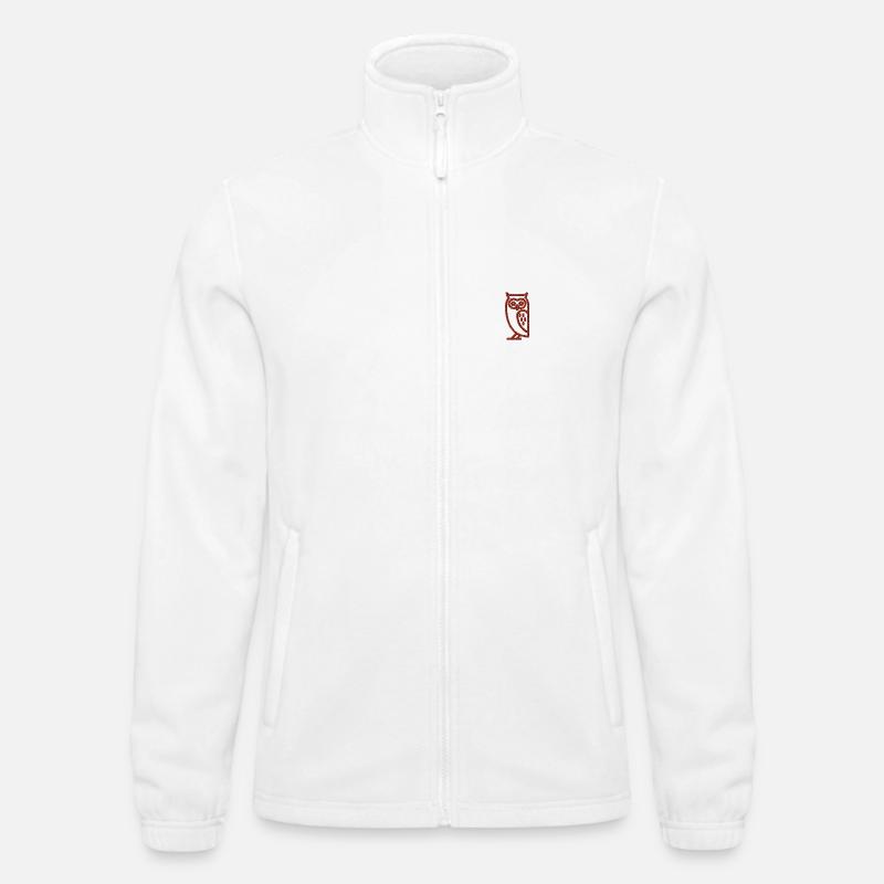 Eule Männer Fleecejacke North