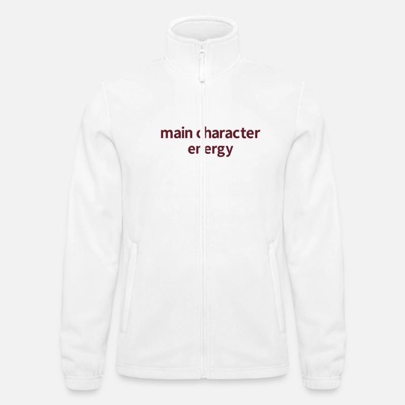 Statement Saying Embroidered Men's Fleece Jacket North 