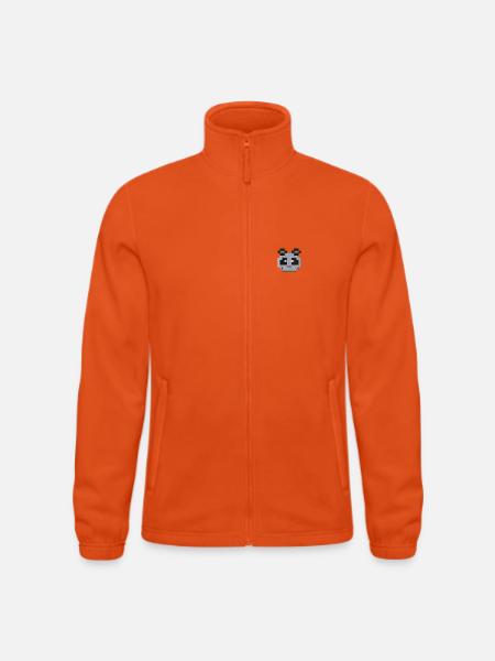 Pixel opossum - Männer Fleecejacke North - Orange