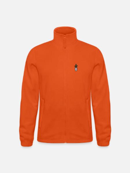 Blume 2 - Männer Fleecejacke North - Orange