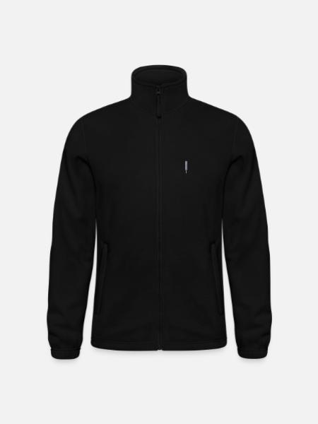 Eis am Stiel - Männer Fleecejacke North - Schwarz