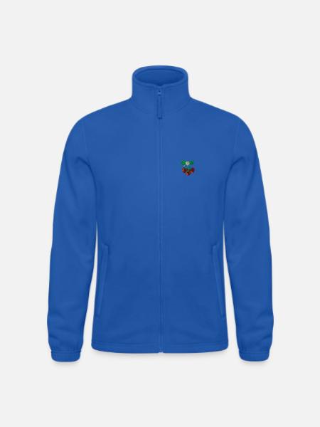 Strawberry - Männer Fleecejacke North - Königsblau