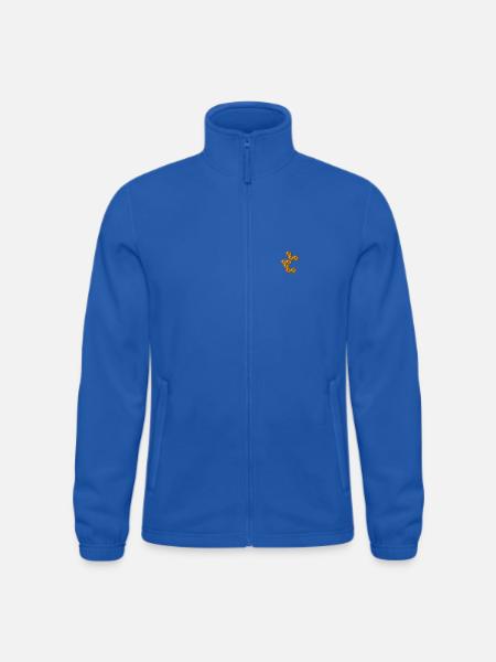 Honey - Männer Fleecejacke North - Königsblau